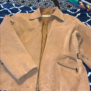 Leather suede vintage jacket